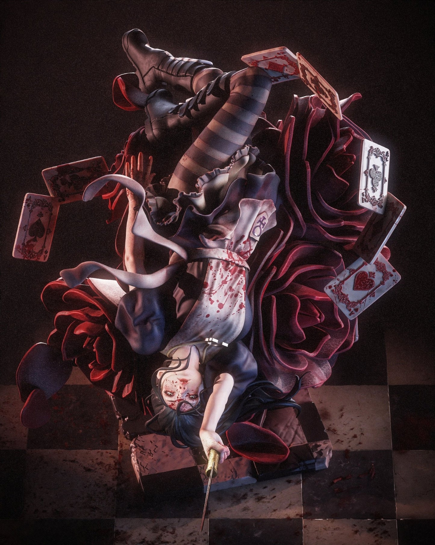 1627 Alice_Twisted Wonderland NSFW - STL 3D Print Files