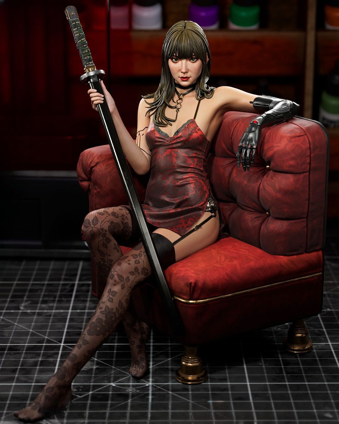 0357 Yuriko - STL 3D Print Files