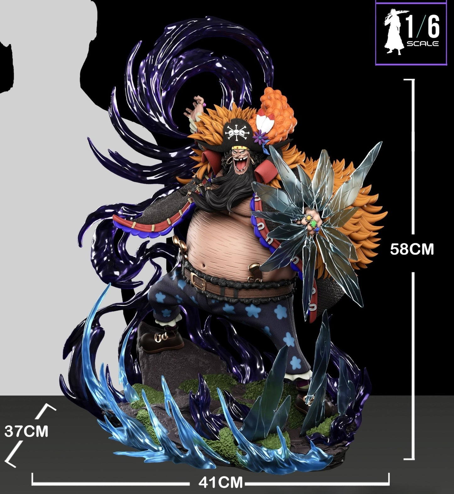 0296 Blackbeard_Marshall D Teach (OP) - STL 3D Print Files