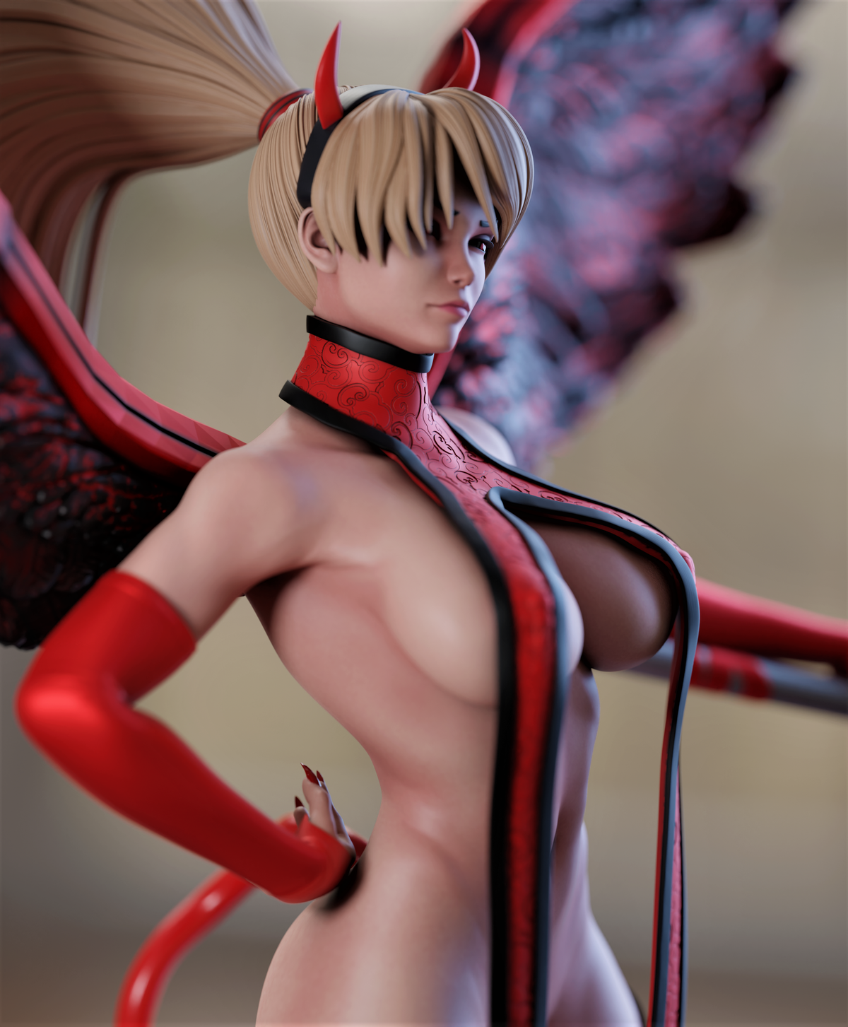 0453 Mercy Devil NSFW - STL 3D Print Files