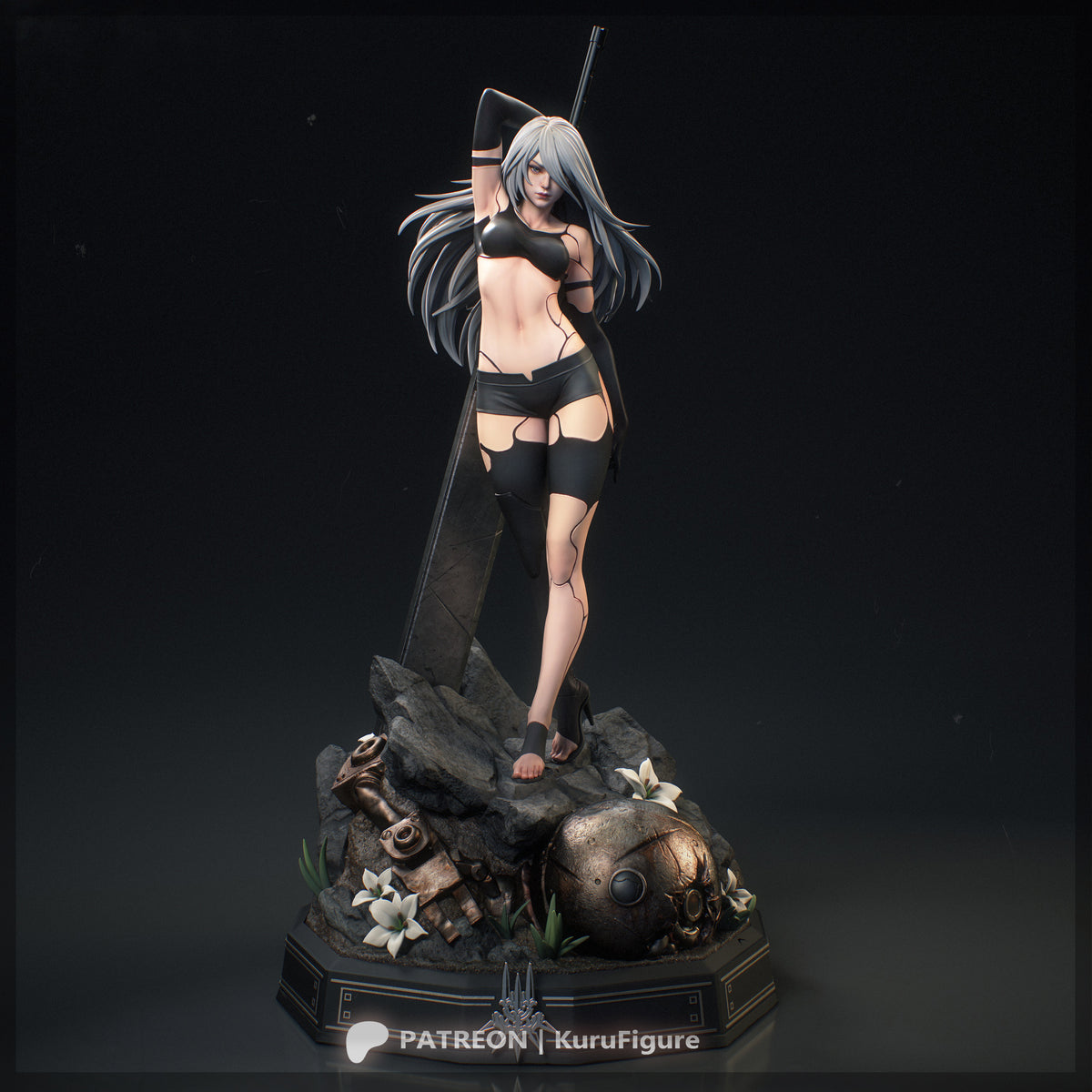 2123 A2_NieR Automata - STL 3D Print Files