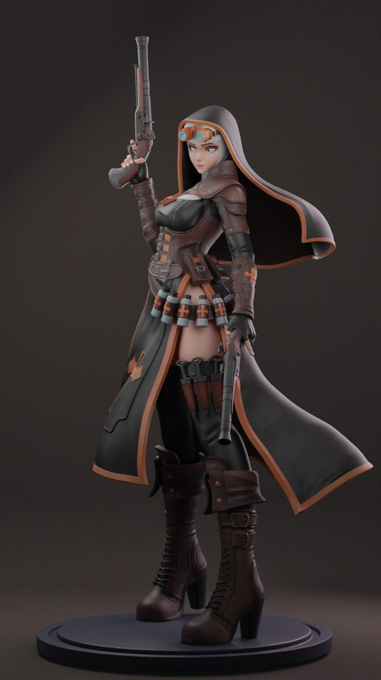 1063 Hunter Nun - STL 3D Print Files