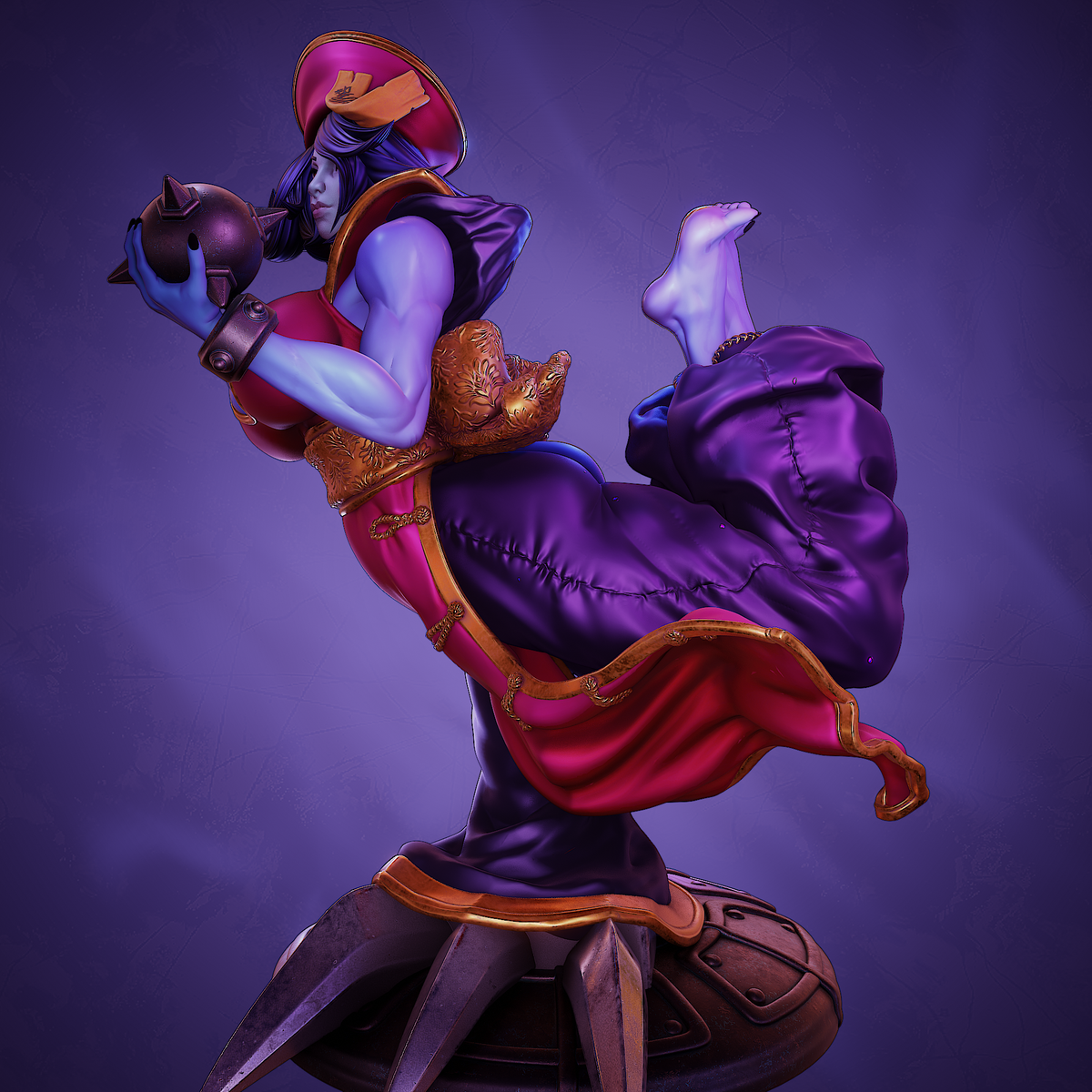2067 Hsien-Ko_Darkstalkers NSFW - STL 3D Print Files