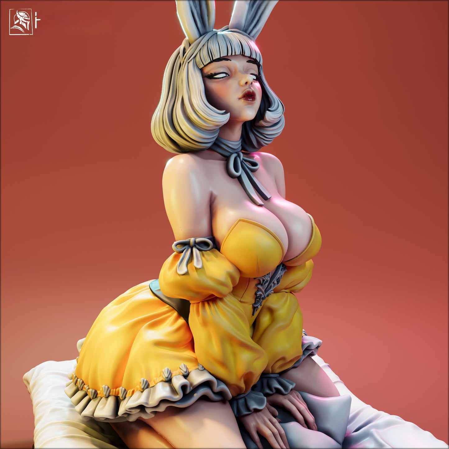 1710 Miko Bunny_Miniature NSFW - STL 3D Print Files