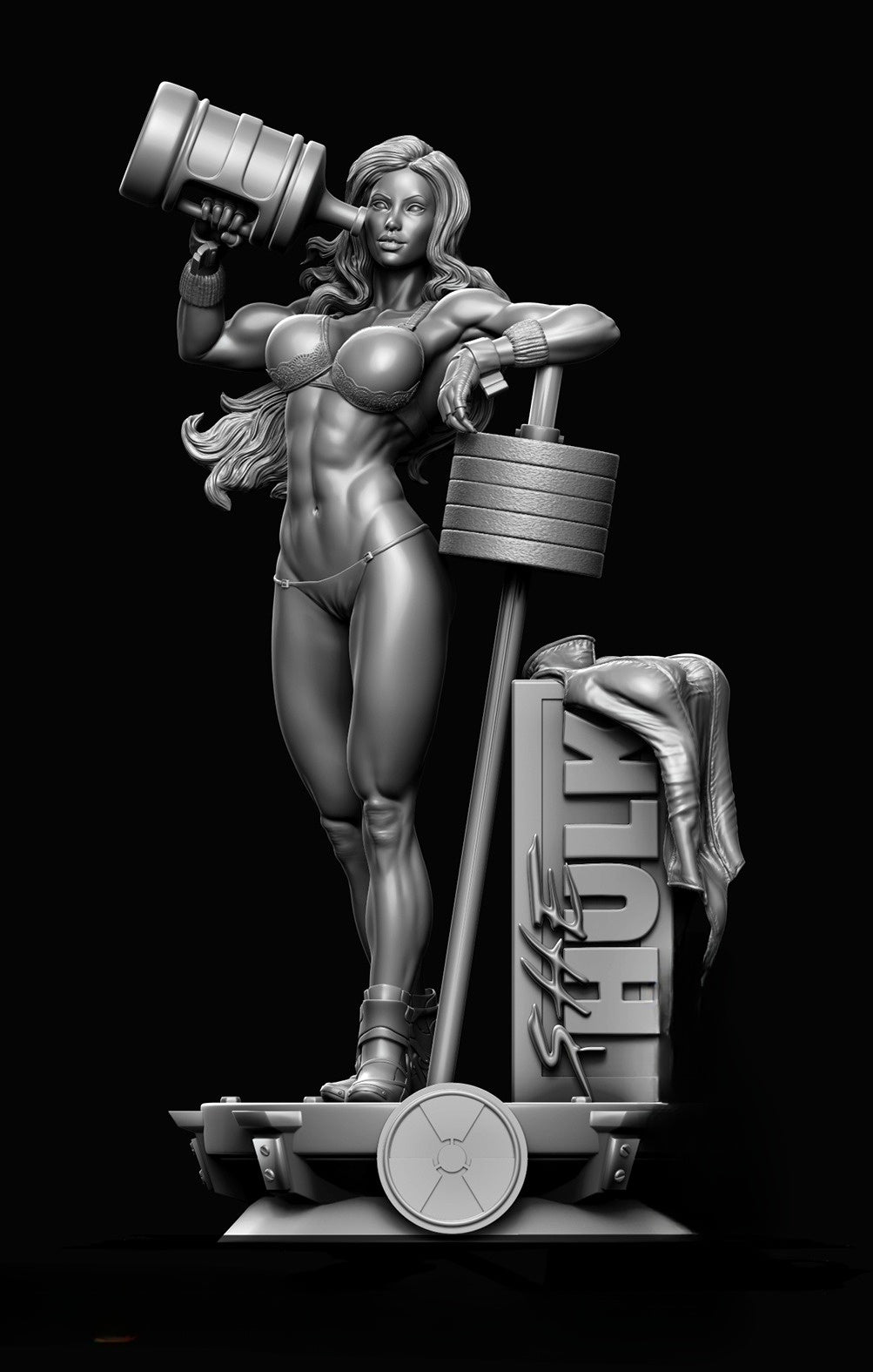 1511 She Hulk_Marvel - STL 3D Print Files