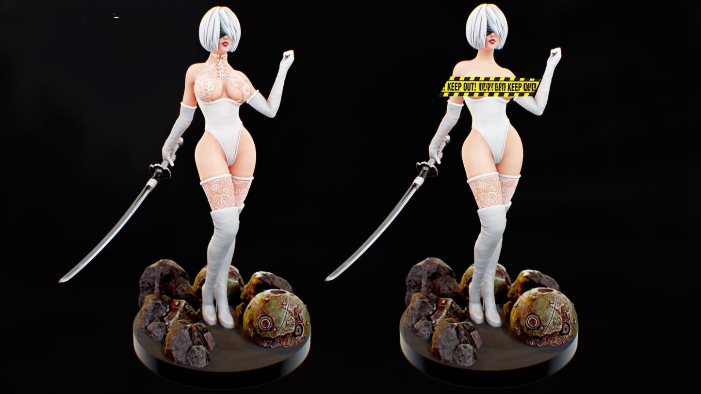 1231 2B_Nier NSFW - STL 3D Print File