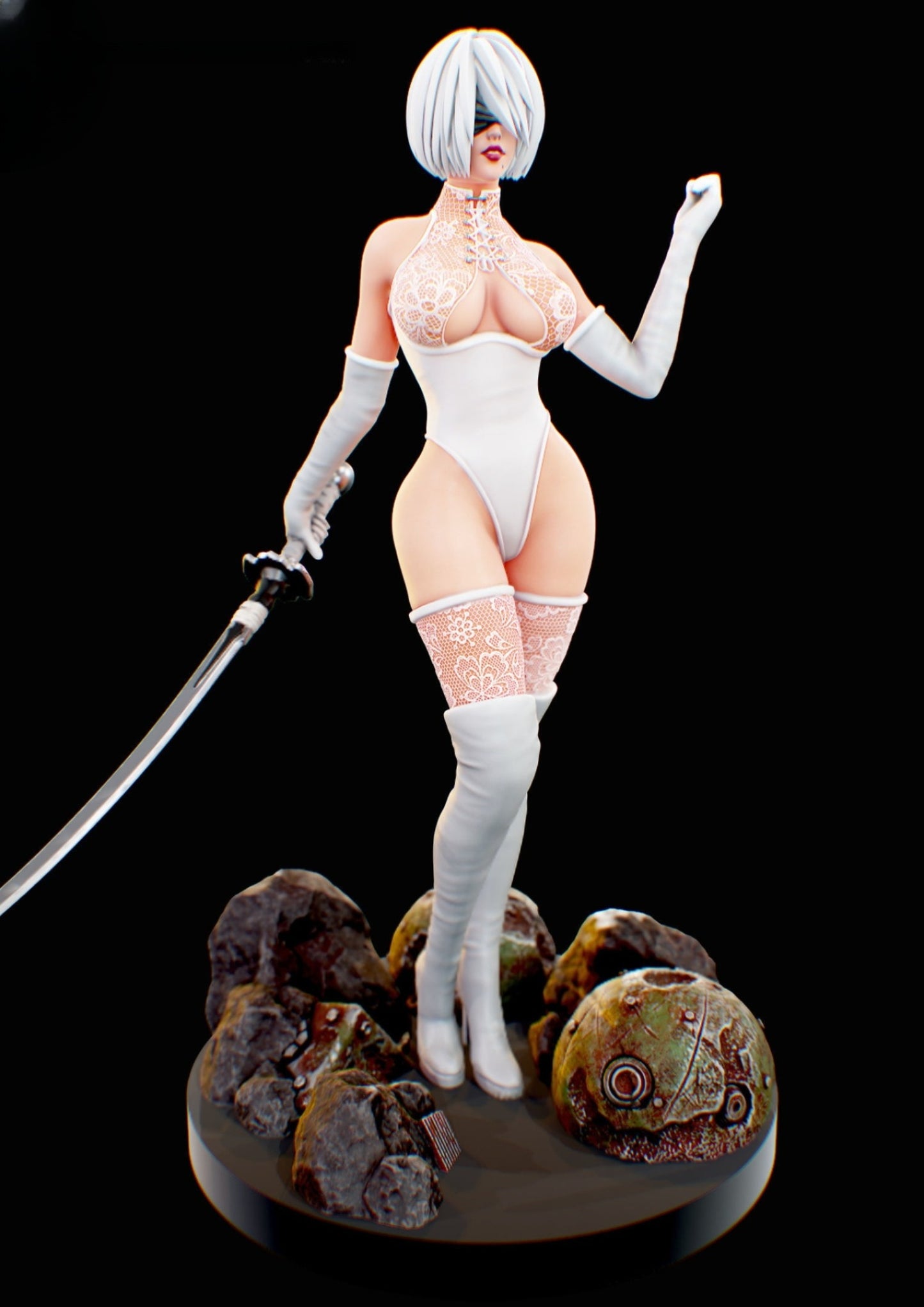 1231 2B_Nier NSFW - STL 3D Print File