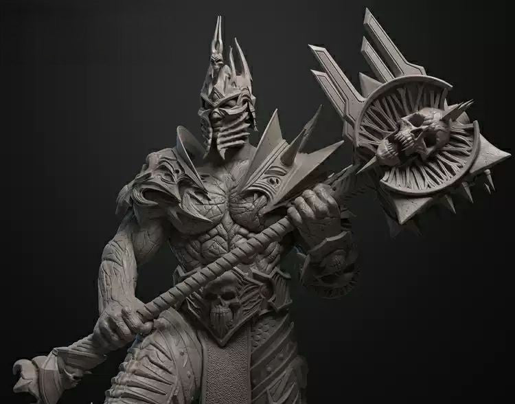 0723 Bolvar Fordragon The Lich King - World of Warcraft - STL 3D Print Files