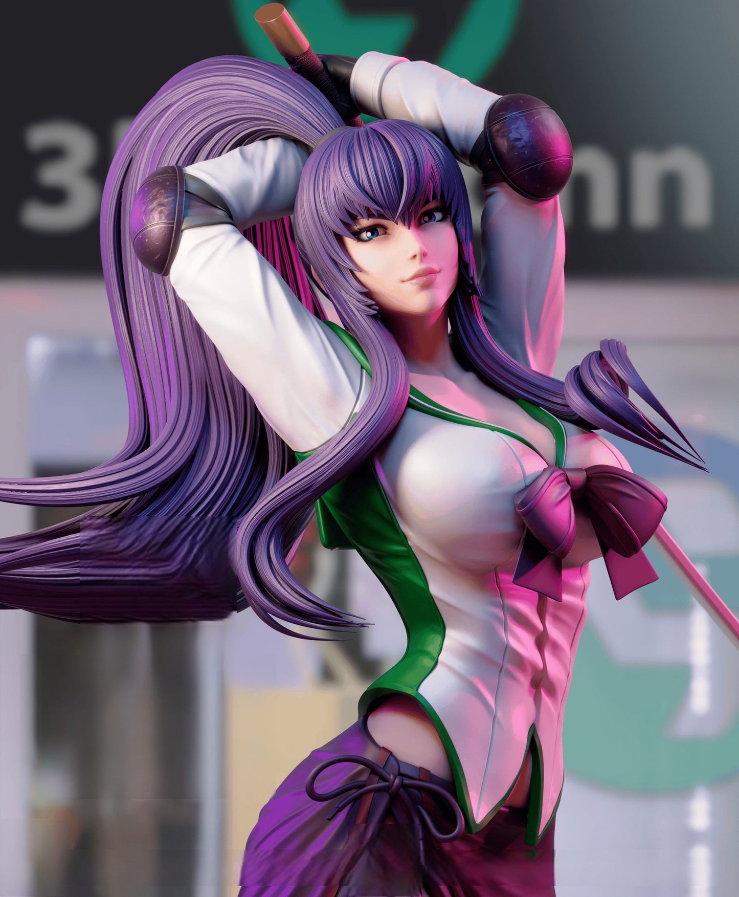 0176 Saeko Busujima NSFW - Highschool of the Dead - STL 3D Print Files