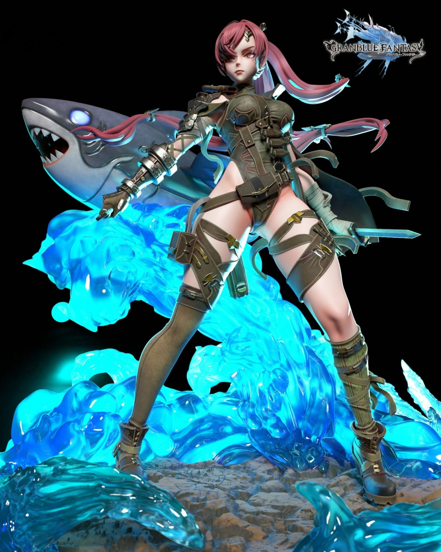 0925 Meg - Granblue Fantasy (2902) - STL 3D Print Files