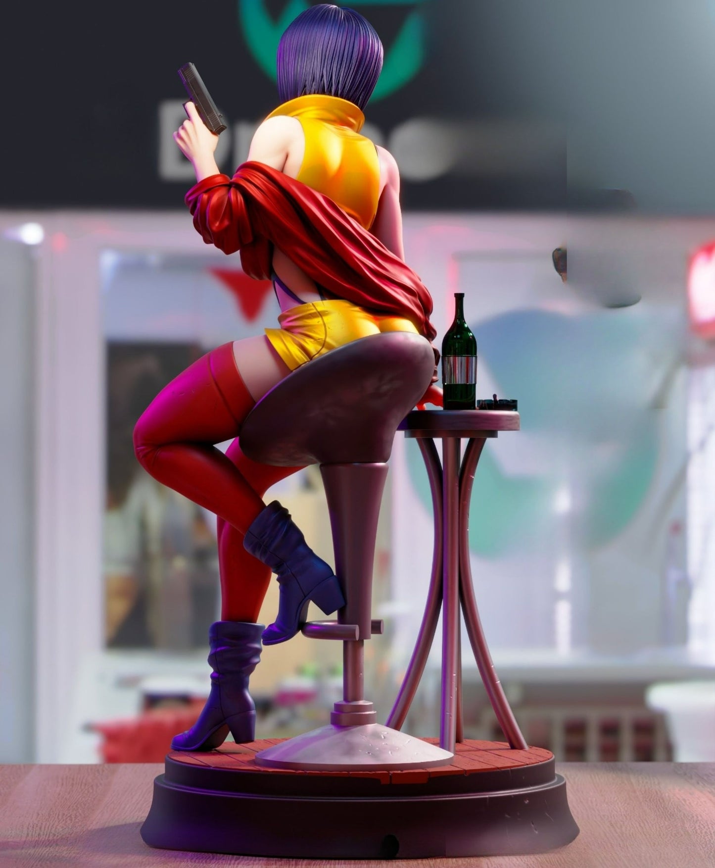 0927 Faye Valentine NSFW - Cowboy Bebop (2903) - STL 3D Print Files