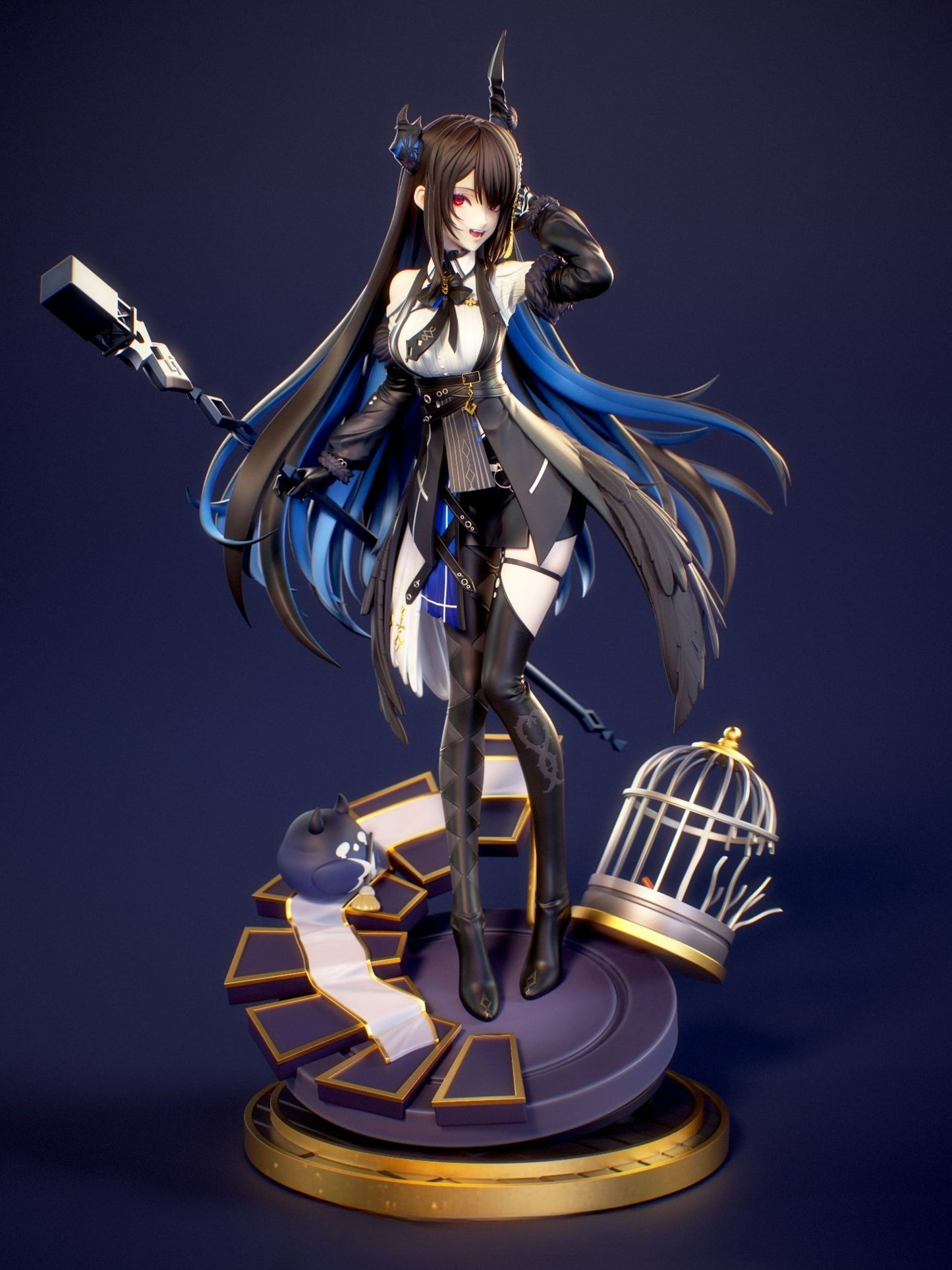 0521 Nerissa Ravencroft - Virtual YouTuber (3767) - STL 3D Print Files