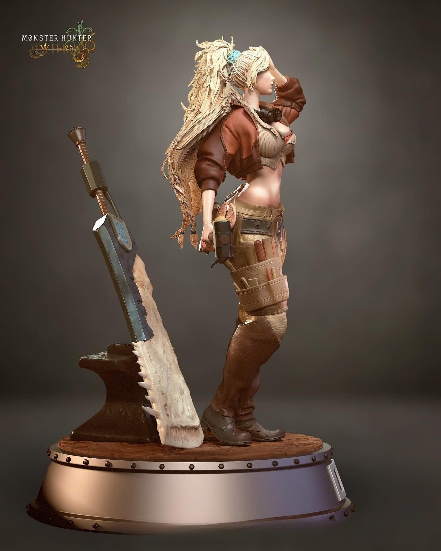 1007 Gemma - Monster Hunter Wilds (4043) - STL 3D Print Files