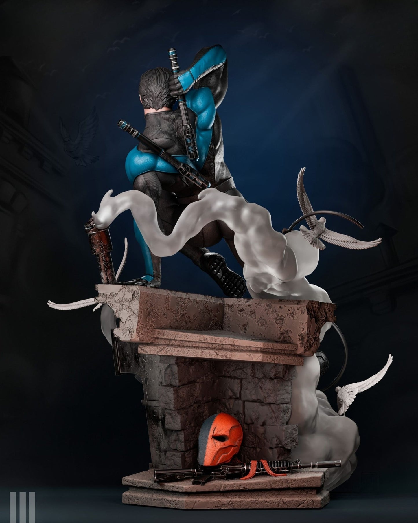 0556 Nightwing - Batman (4061) - STL 3D Print Files