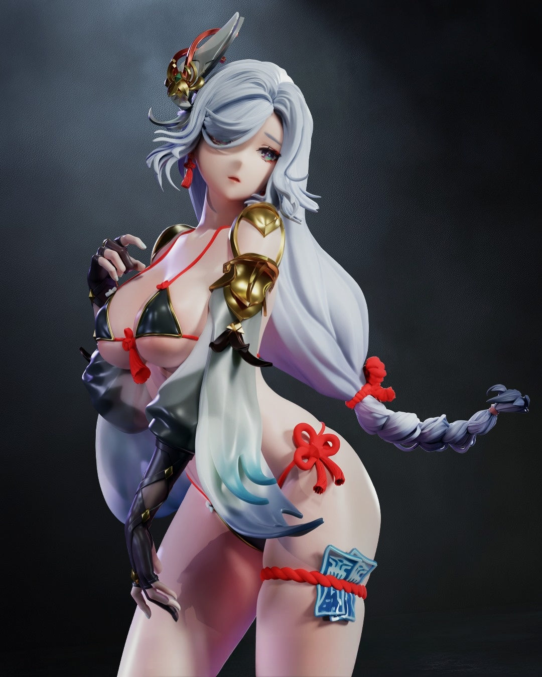 0907 Shenhe NSFW - Genshin Impact (4154) - STL 3D Print Files