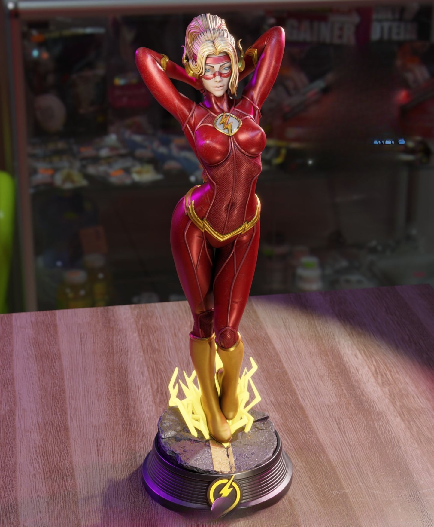 1089 Lady Flash NSFW - DC COMICS (4215) - STL 3D Print Files