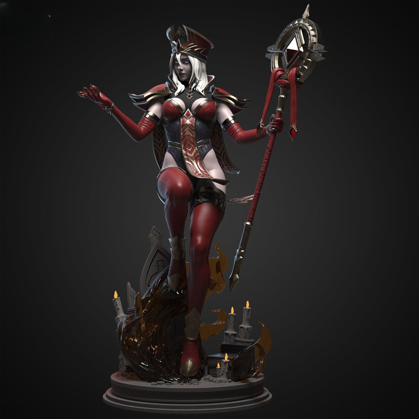 0641 Sally Whitemane NSFW - World of Warcraft (4238) - STL 3D Print Files