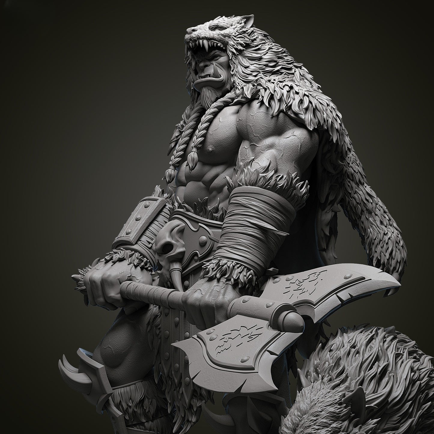 1235 Durotan_World of Warcraft - STL 3D Print File