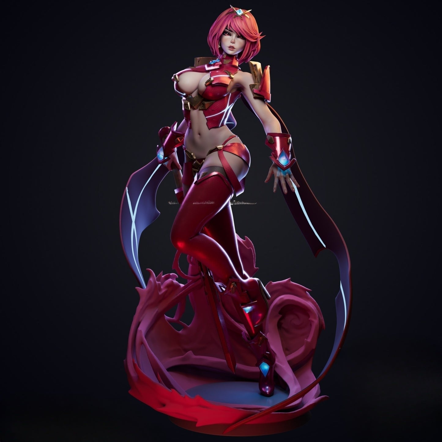 1266 Pyra_Xenoblade Chronicles - STL 3D Print File