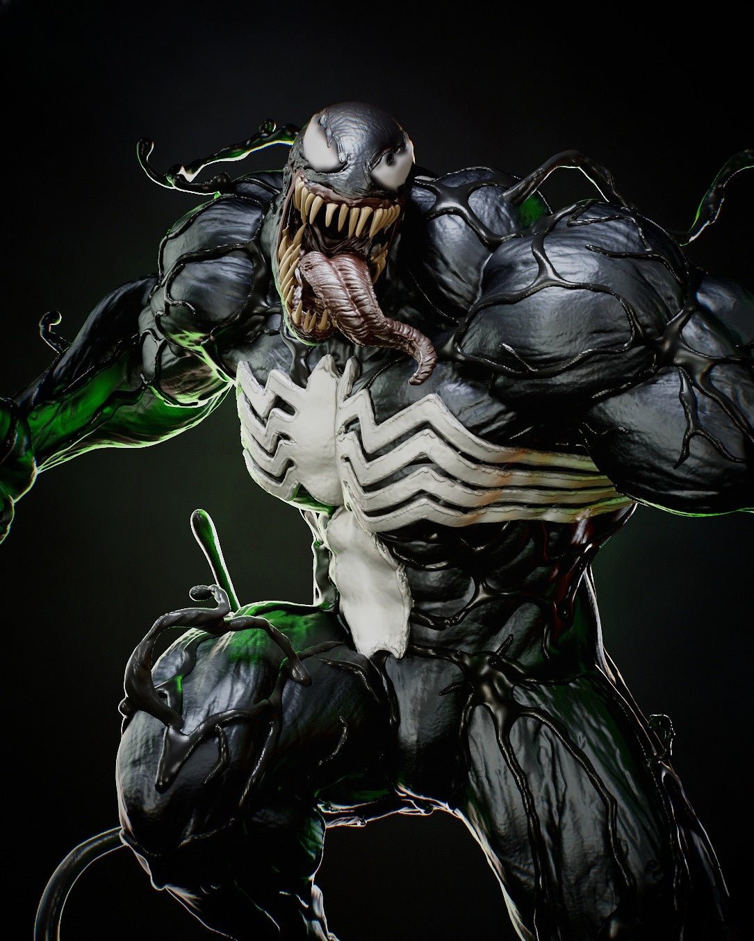 1371 The Symbiote_Marvel Comics - STL 3D Print Files