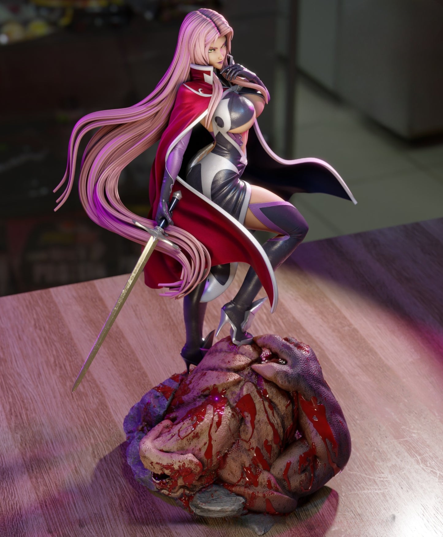 1376 Ingrid_Action Taimanin - STL 3D Print Files
