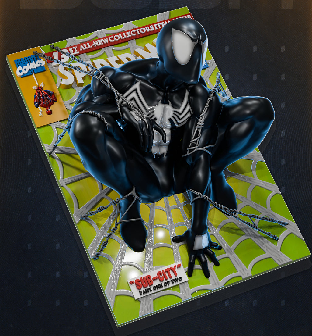 1421 Venom Spiderman Poster - STL 3D Print Files