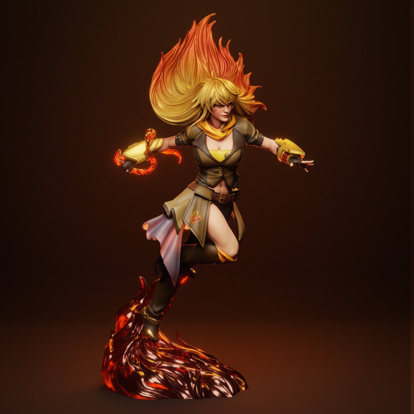 1442 Yang Xiao Long_RWBY - STL 3D Print Files