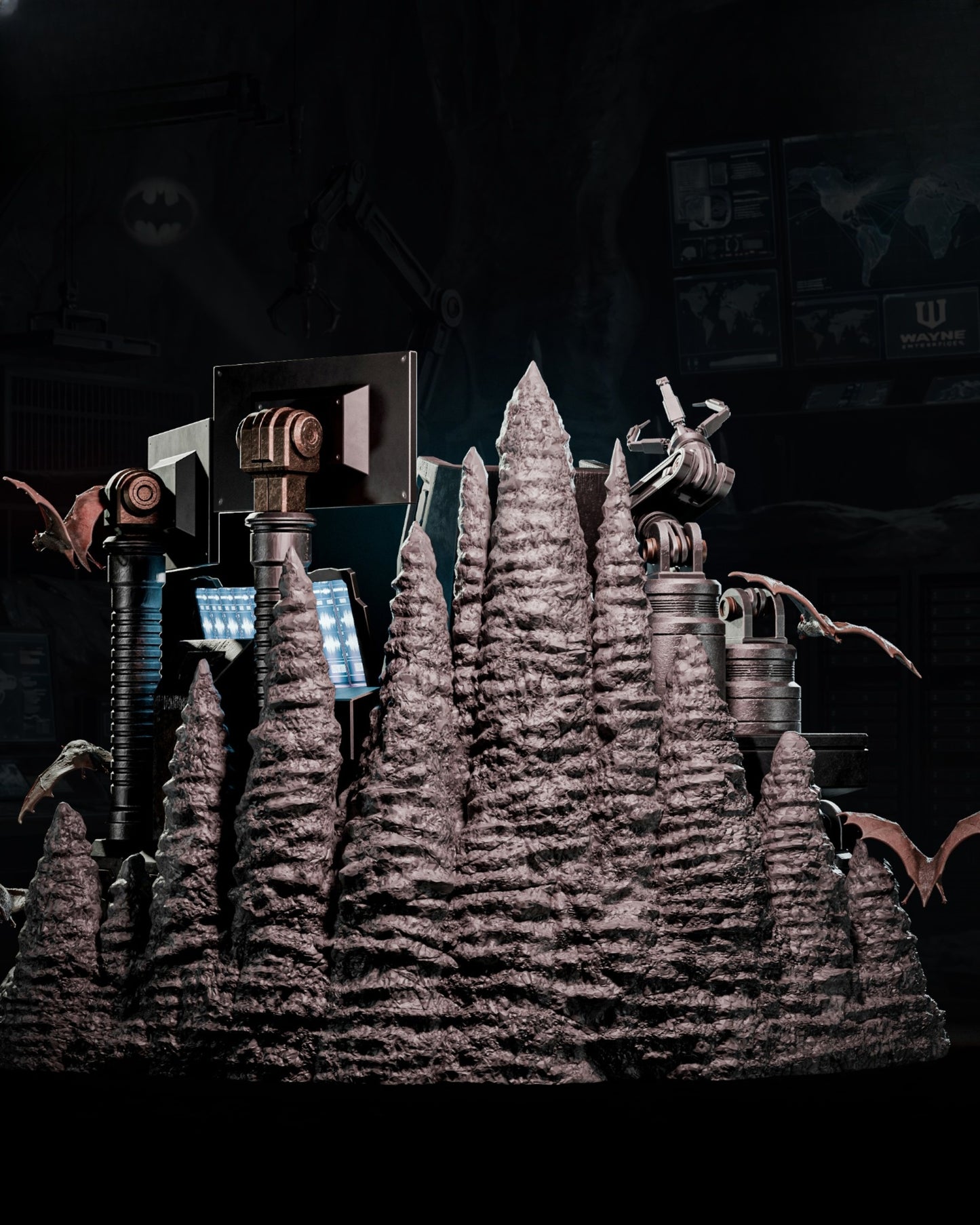 1476 BatmanThrone - STL 3D Print Files