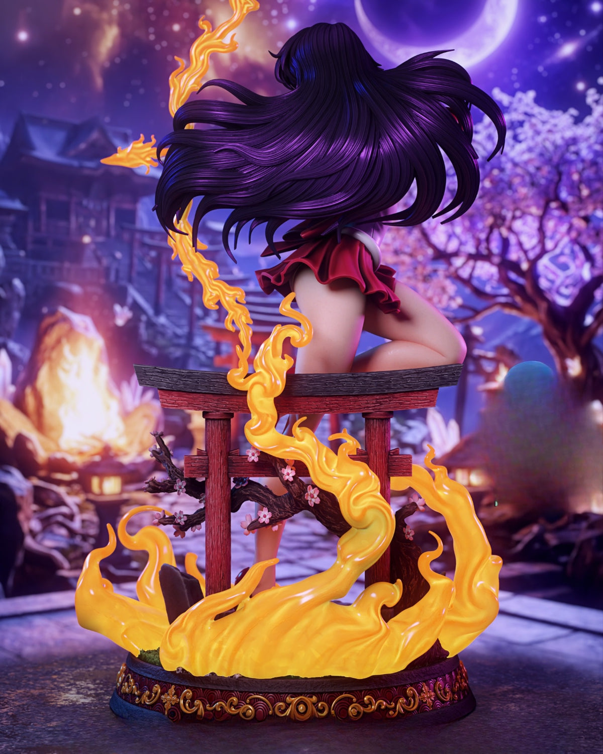 1565 Sailor Mars_Sailor Moon - STL 3D Print Files