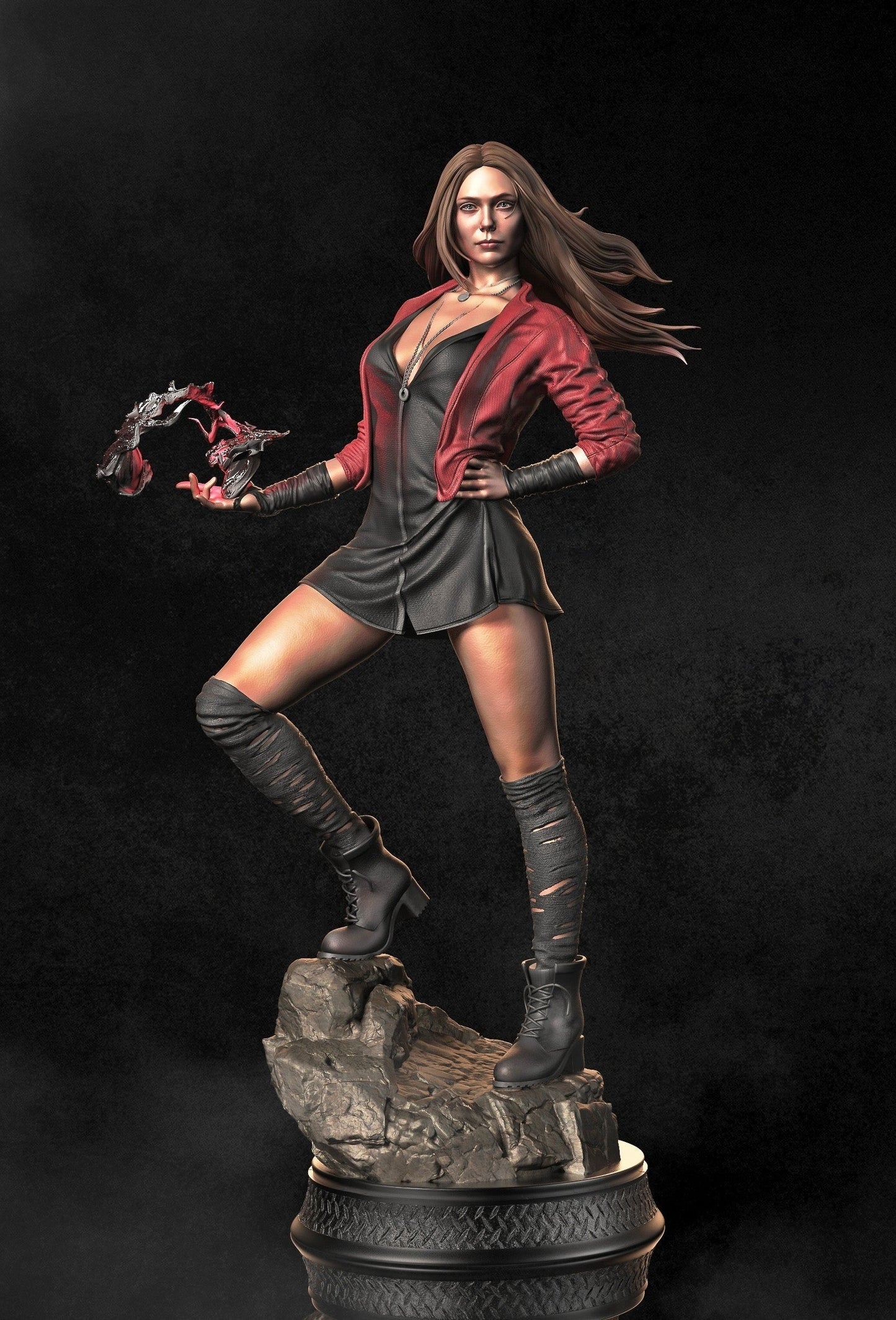 0664 Scarlet Witch NSFW - Wanda Maximoff - STL 3D Print Files