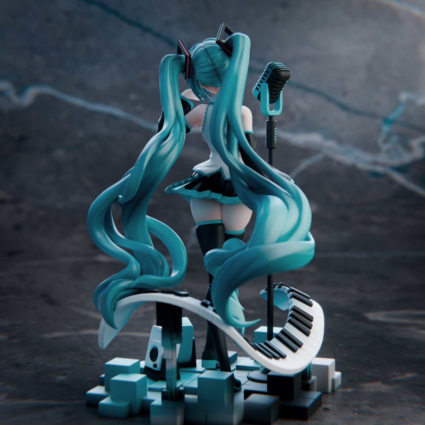 1588 Hatsun Miku - STL 3D Print Files