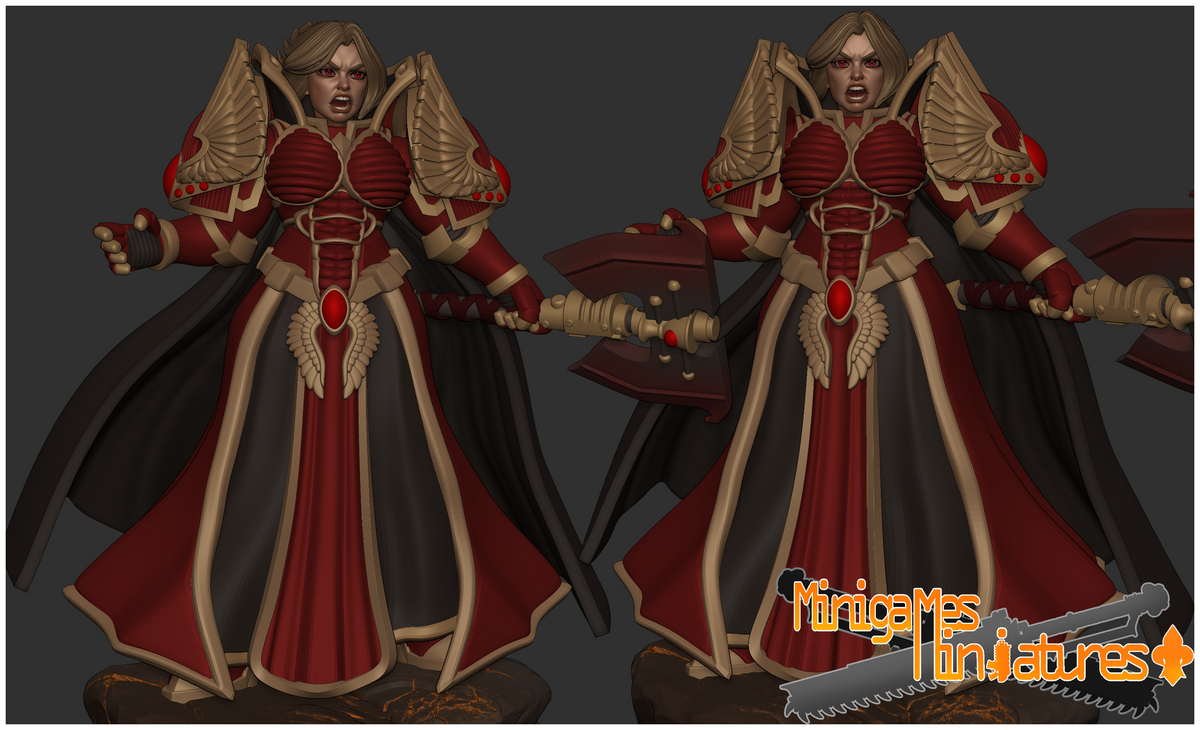 1880 Lady of Death_Miniatures - STL 3D Print Files