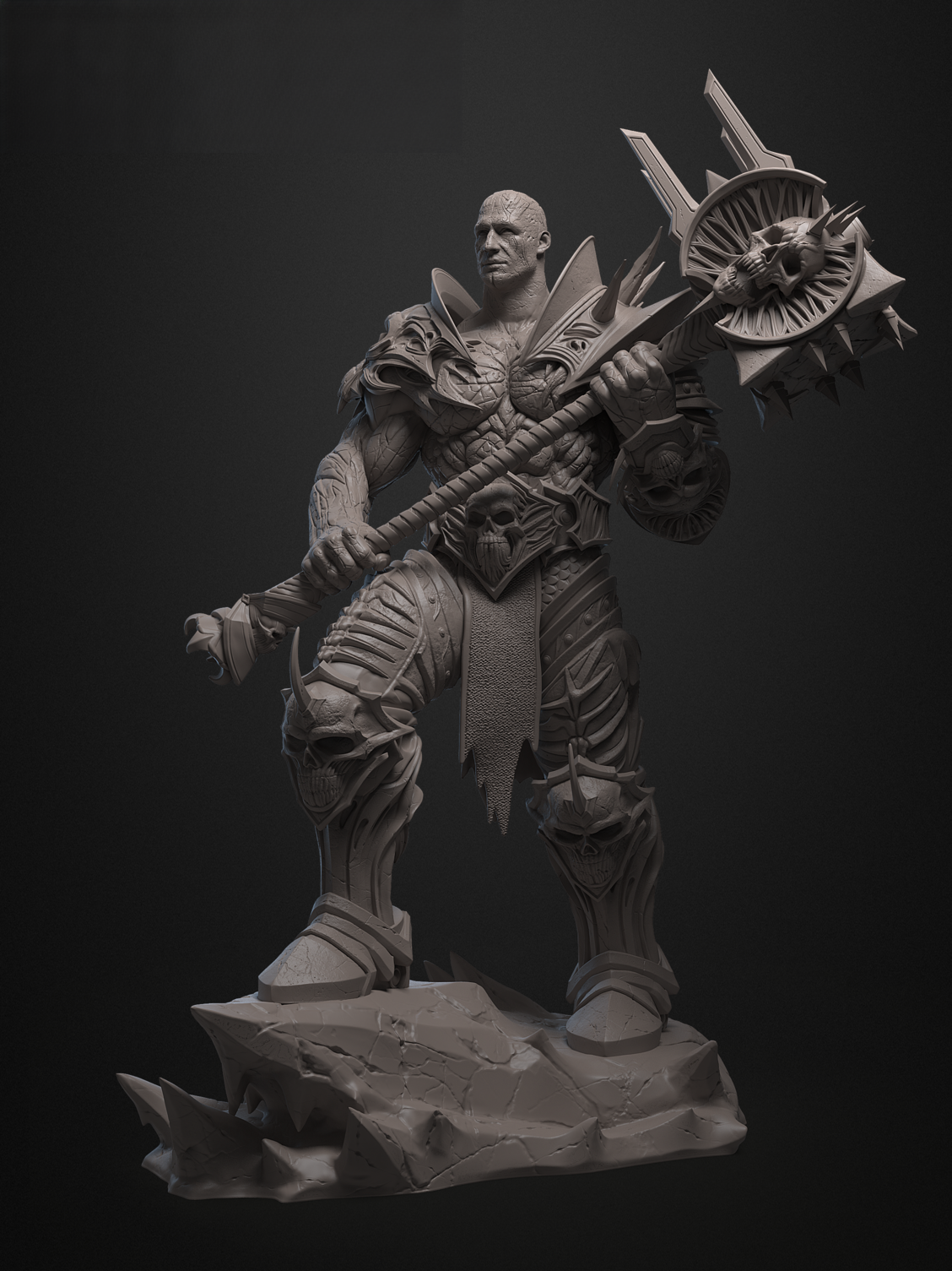 0723 Bolvar Fordragon The Lich King - World of Warcraft - STL 3D Print Files