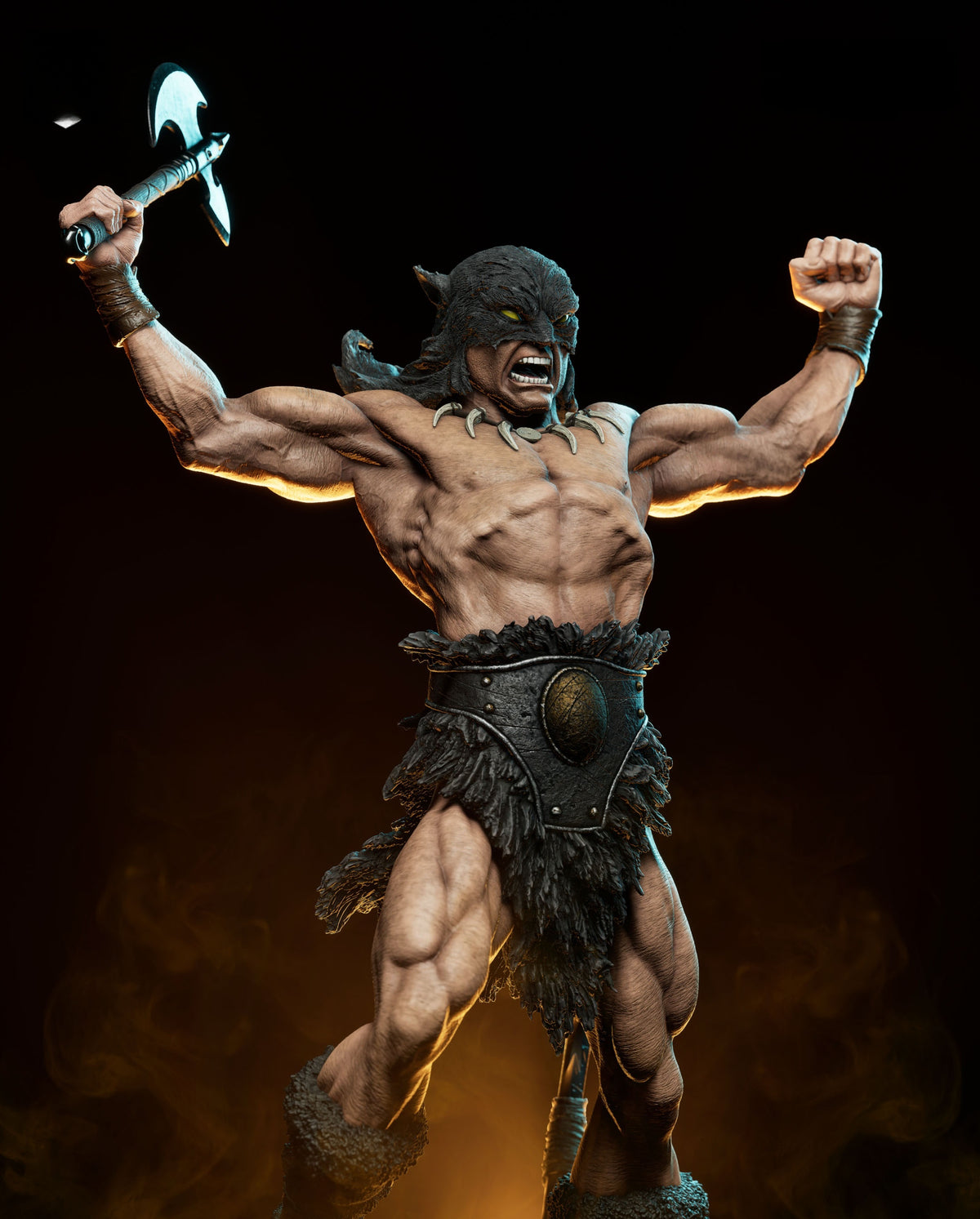 1800 The Dark Wolf - STL 3D Print Files