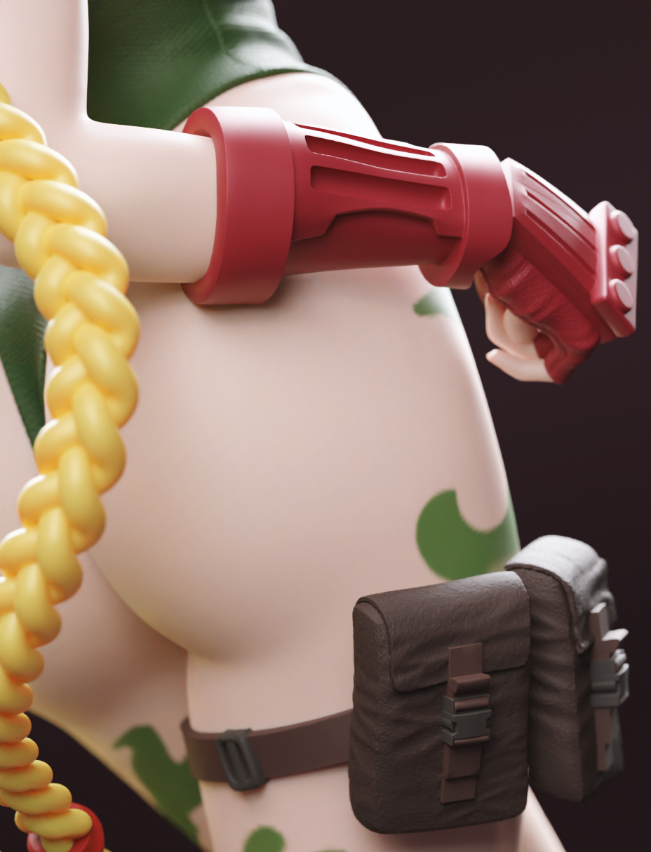 0728 Cammy NSFW - Street Fighter (1439) - STL 3D Print Files