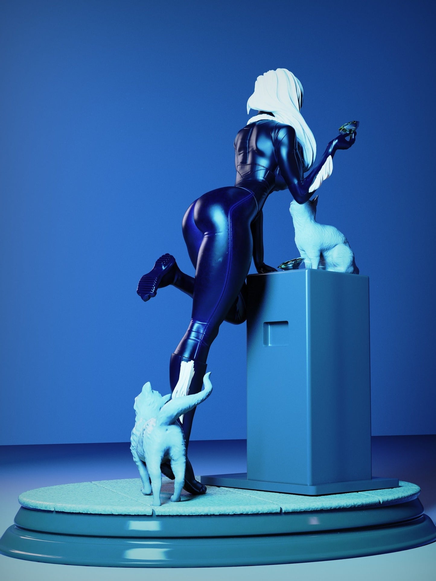 0133 Black Cat NSFW - Marvel Comics (1466) - STL 3D Print Files
