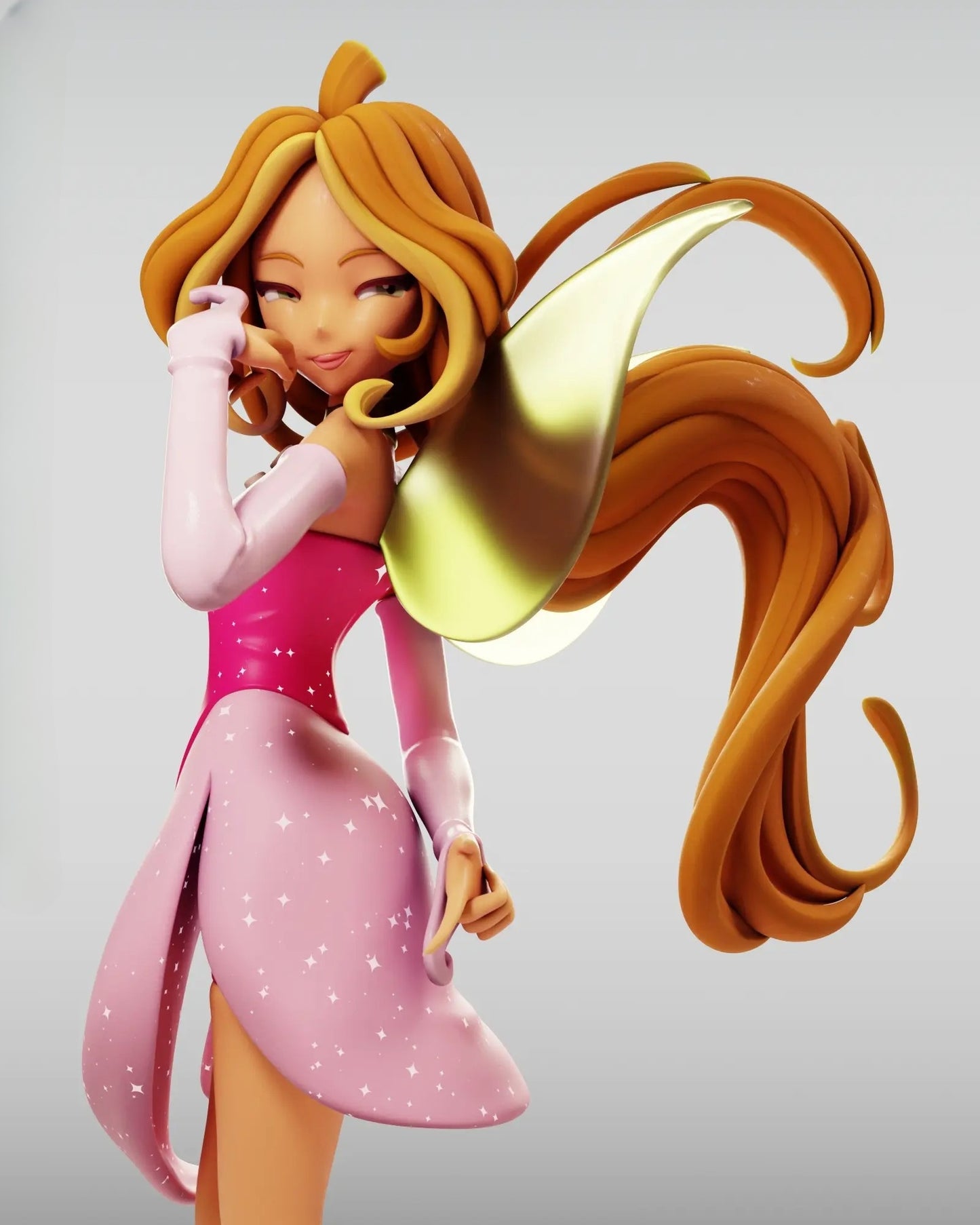 1487 Flora Fairy_Winx Club - STL 3D Print Files