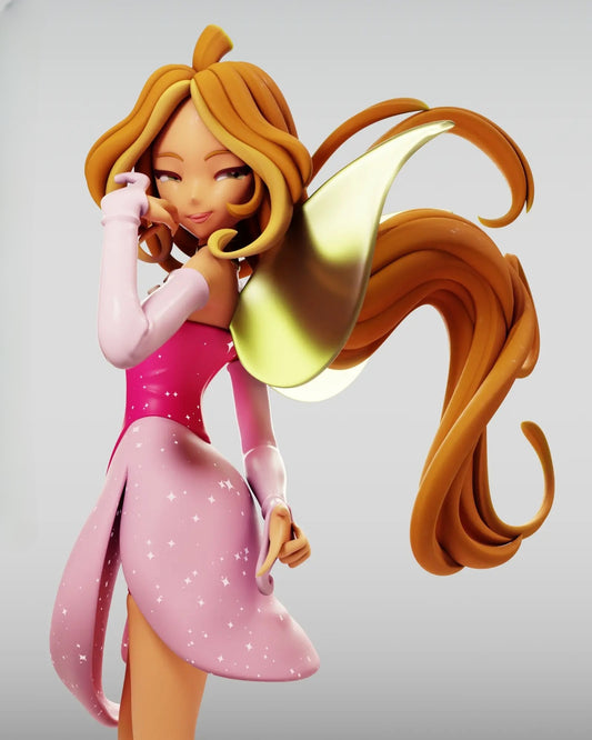 1487 Flora Fairy_Winx Club - STL 3D Print Files