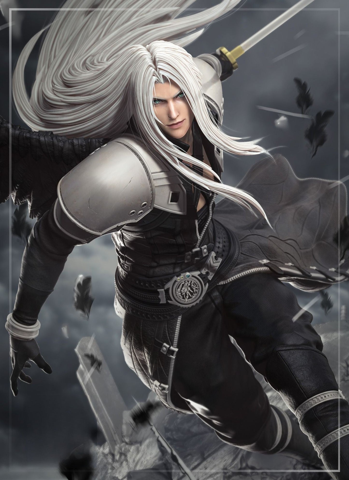 0469 Sephiroth - Final Fantasy VII (1269) - STL 3D Print Files