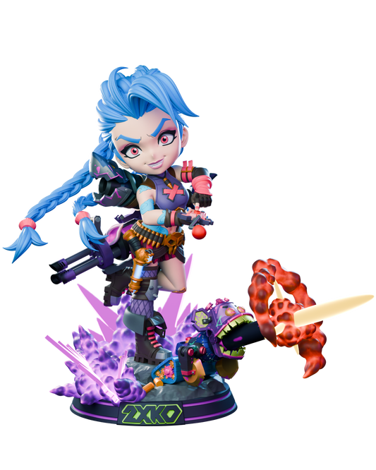 0828 Jinx  Chibi - STL 3D Print Files