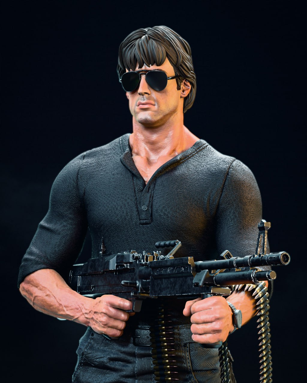 0173 Rambo - First Blood (2983) - STL 3D Print Files