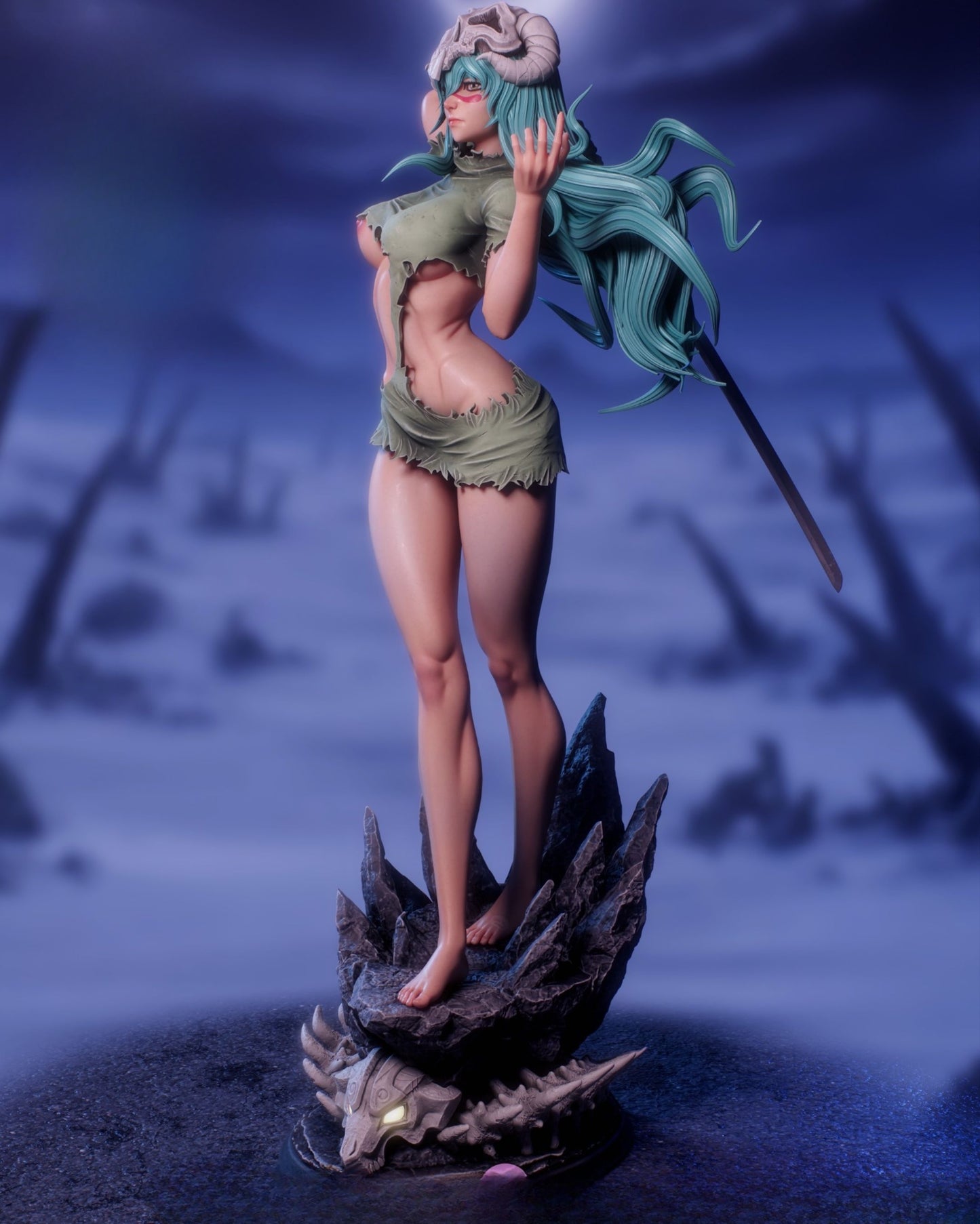 0270 Bleach Nelliel - STL 3D Print Files