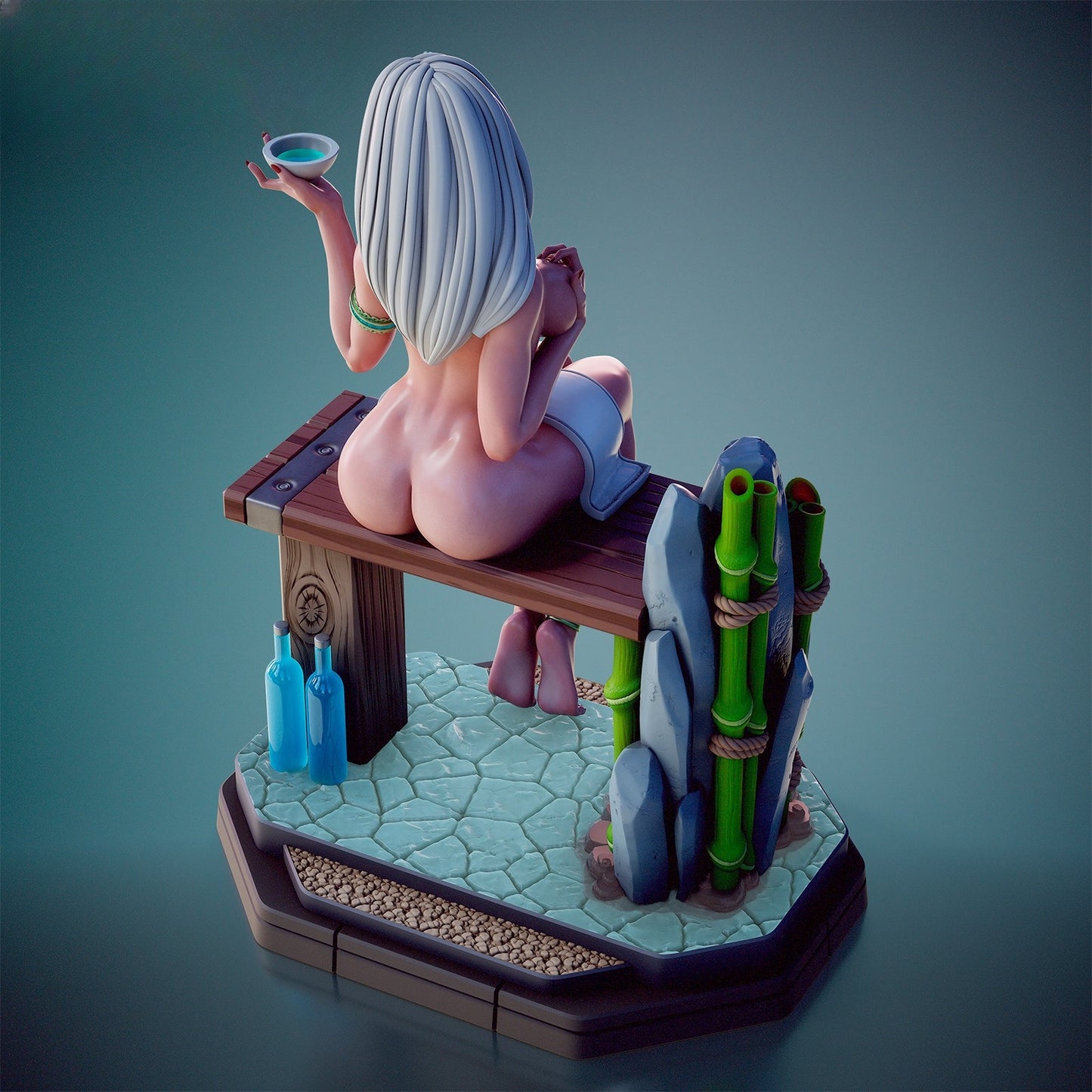 1597 Mia_Hot Spring NSFW - STL 3D Print Files