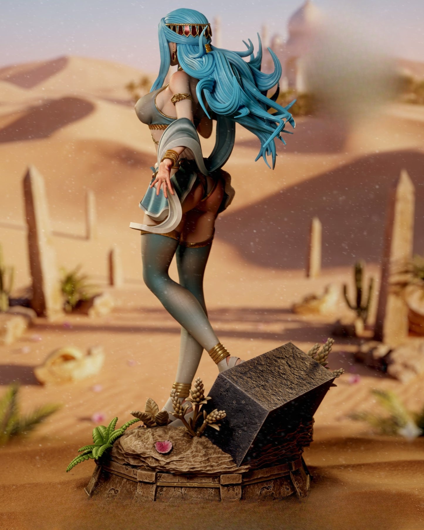 0806 Nefertari Vivi_One Piece - STL 3D Print Files