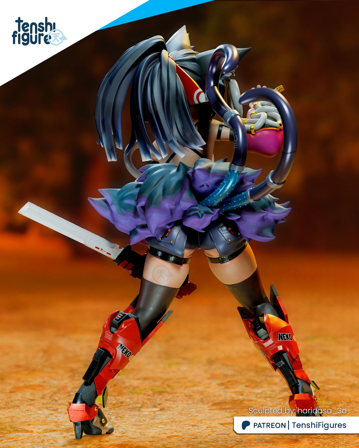 2109 Nekomiya Mana_Zenless Zone Zero - STL 3D Print Files