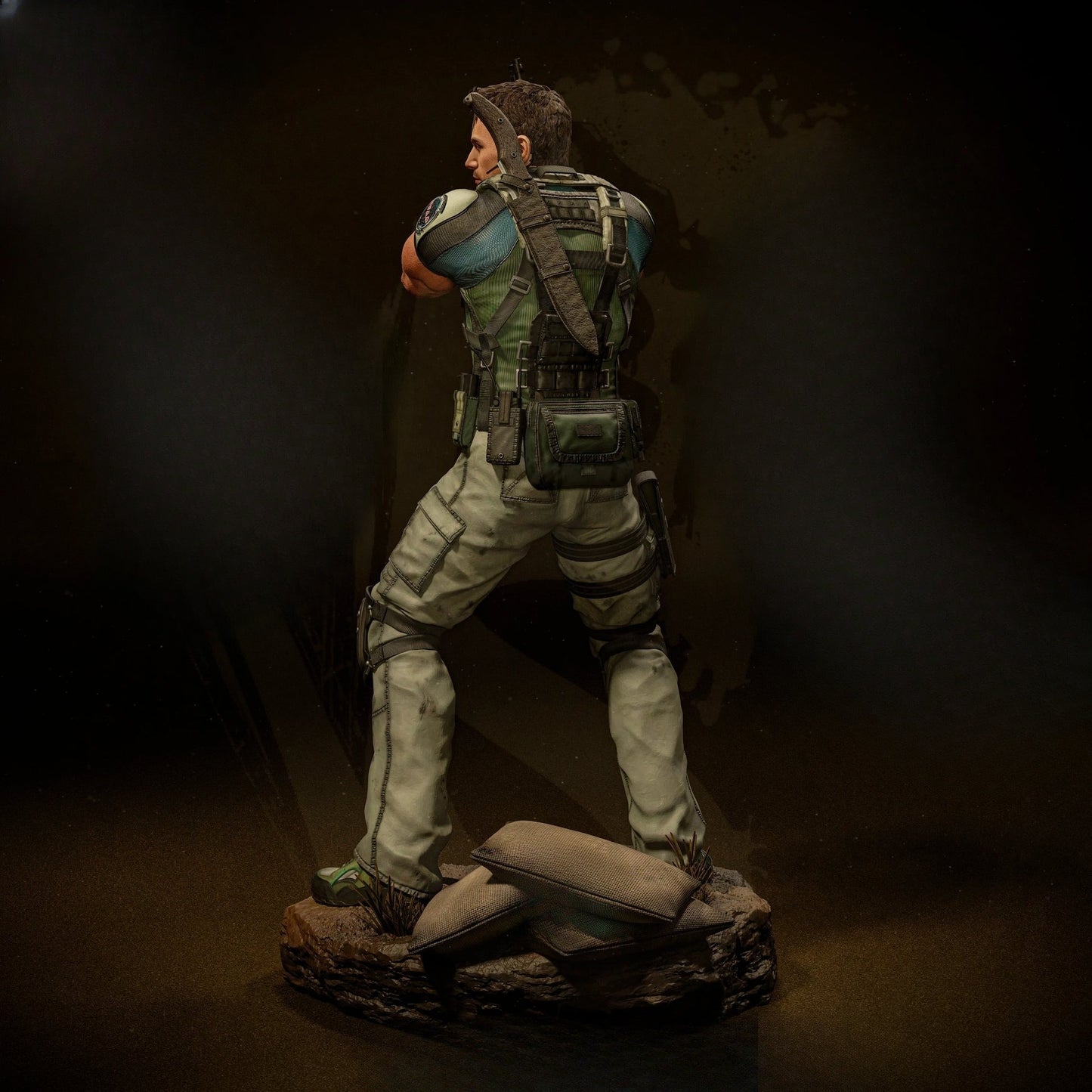 0598 Chris Redfield - STL 3D Print Files