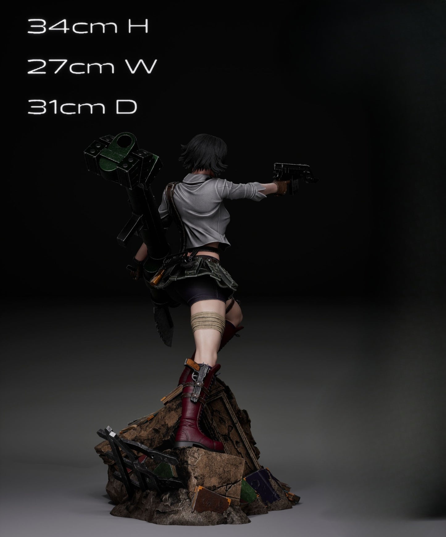 1572 Lady_Devil May Cry 3 - STL 3D Print Files