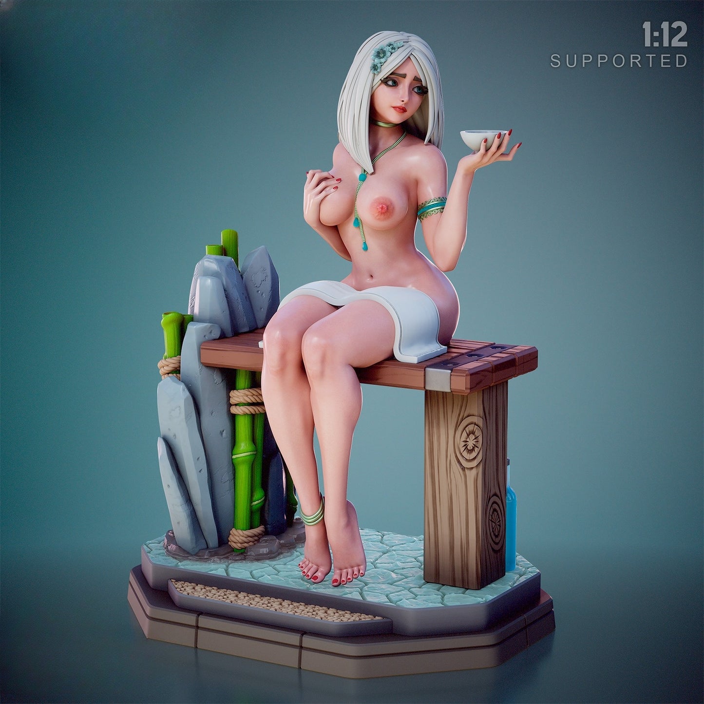 1597 Mia_Hot Spring NSFW - STL 3D Print Files