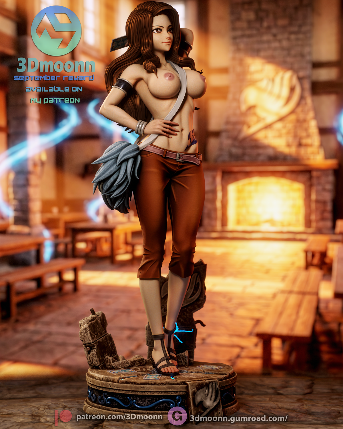 2122 Cana Alberona_Fairy Tail NSFW - STL 3D Print Files