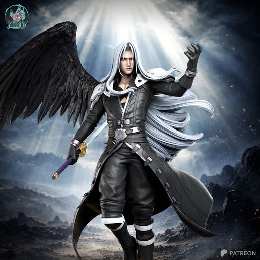 1942 Sephiroth_FINAL FANTASY VII - STL 3D Print Files